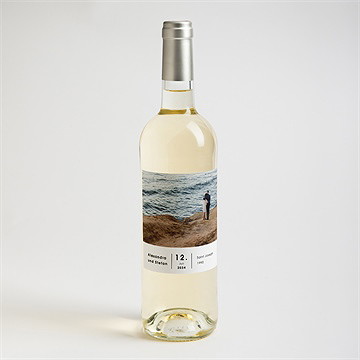 Flaschenetikett Hochzeit Blick In Die Ferne - vue 2