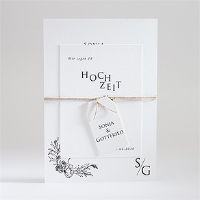 Hochzeitseinladung unsere hochzeit