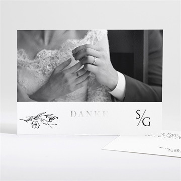 Dankeskarte Hochzeit unsere hochzeit