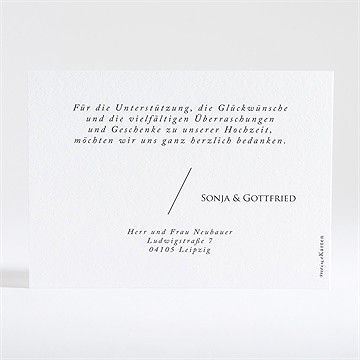 Dankeskarte Hochzeit unsere hochzeit - vue 3
