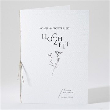 Kirchenheft Hochzeit unsere hochzeit