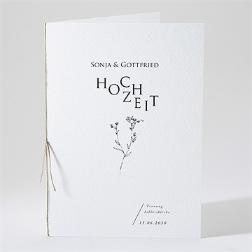 Kirchenheft Hochzeit unsere hochzeit