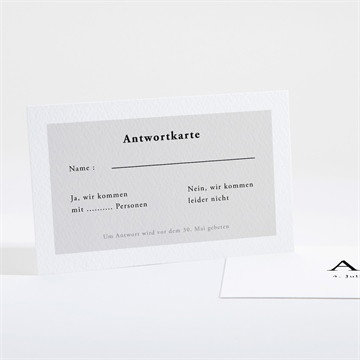 Antwortkarte Hochzeit Spiegel der liebe