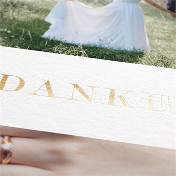 Dankeskarte Hochzeit Spiegel Der Liebe - vue 2