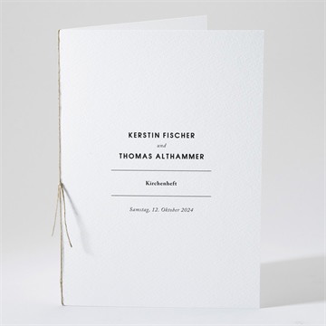 Kirchenheft Hochzeit Naturbelassen