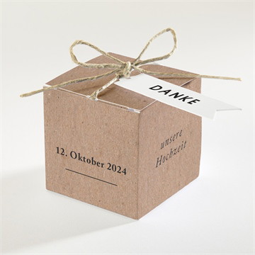 Geschenkbox Hochzeit Naturbelassen