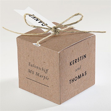 Geschenkbox Hochzeit Naturbelassen - vue 2