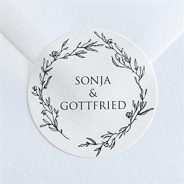 Aufkleber Hochzeit unsere hochzeit