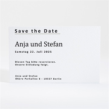 Save the Date Karte olivfarbener pinselstrich - vue 2