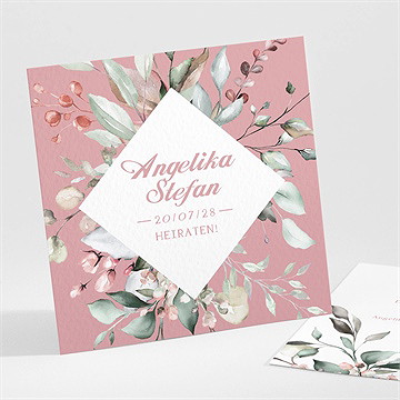 Save The Date Karte Barock