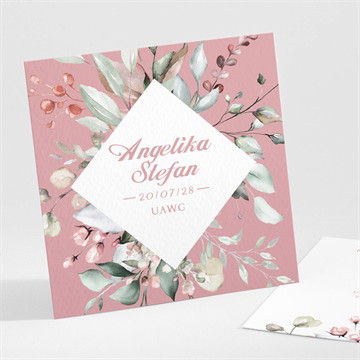 Antwortkarte Hochzeit barock