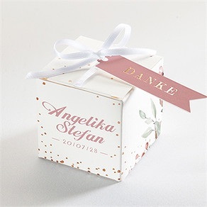 Geschenkbox Hochzeit barock - kupfer