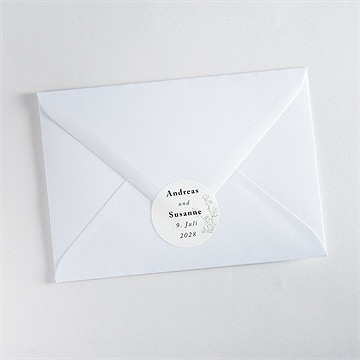 Aufkleber Hochzeit Farn - Vue 3