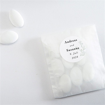 Aufkleber Hochzeit Farn - Vue 4