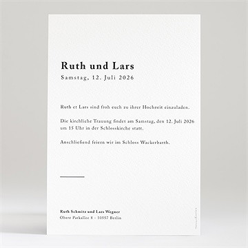 Hochzeitseinladung Liebe Im Rahmen - Vue 2