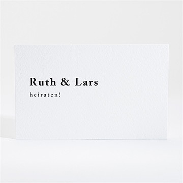 Save The Date Karte Liebe Im Rahmen - Sicht 2