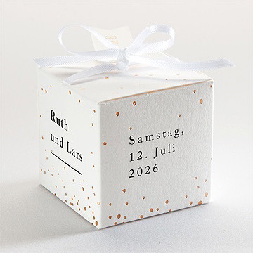 Geschenkbox Hochzeit liebe im rahmen - kupfer - Vue 3