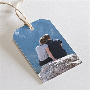 Geschenkanhänger Hochzeit liebe im rahmen