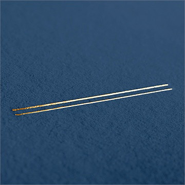 Hochzeitseinladung Blauer Pinselstrich - Sicht 5