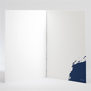 Kirchenheft Hochzeit blauer pinselstrich - vue 3