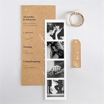 Hochzeitseinladung Le Grand Jour - Vue 4