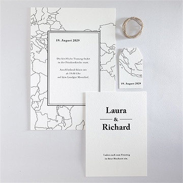 Hochzeitseinladung die weite welt - vue 5