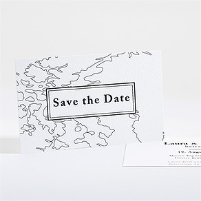 Save the Date Karte die weite welt