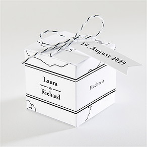 Geschenkbox Hochzeit die weite welt