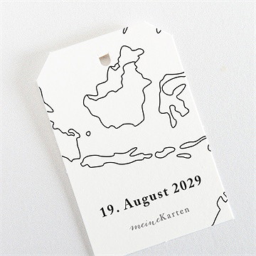 Geschenkanhänger Hochzeit Die Weite Welt - Vue 3