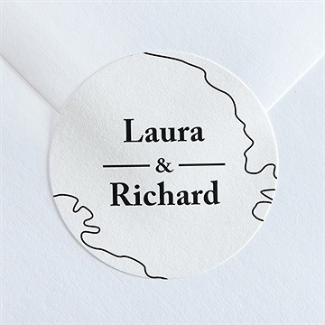 Aufkleber Hochzeit die weite welt