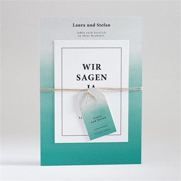 Hochzeitseinladung Lagune