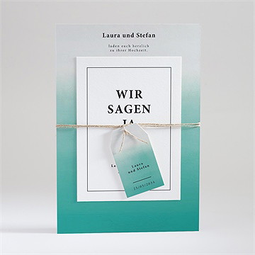 Hochzeitseinladung Lagune