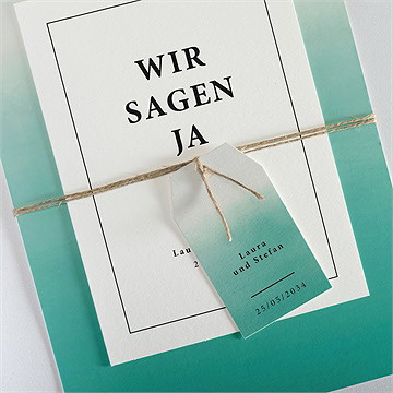 Hochzeitseinladung Lagune - vue 2