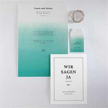 Hochzeitseinladung Lagune - vue 5