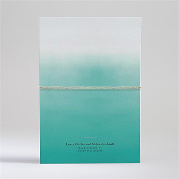 Hochzeitseinladung Lagune - Vue 4