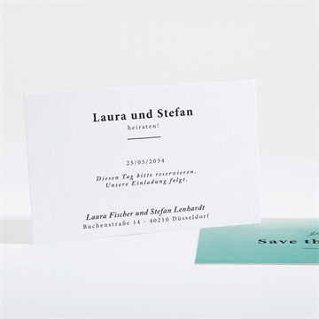 Save the Date Karte Lagune