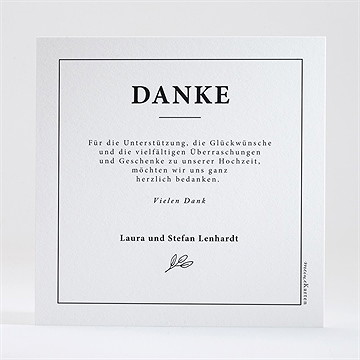 Dankeskarte Hochzeit Lagune - vue 3