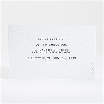 Save the Date Karte goldkranz - Vue 2