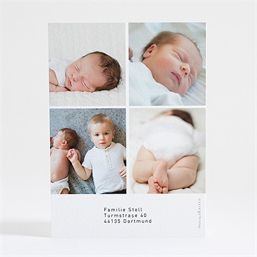 Geburtskarte Eleganter Stern - Vue 4