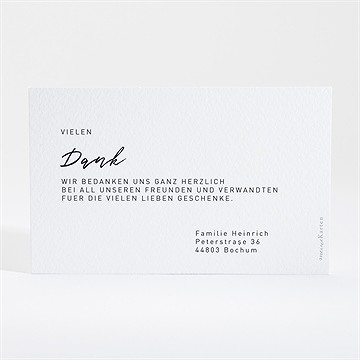 Dankeskarte Geburt Eleganter Stern - Gold - Vue 4