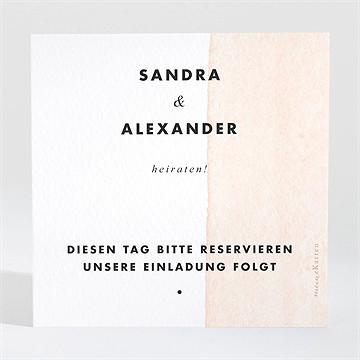 Save The Date Karte Nuance - Vue 2