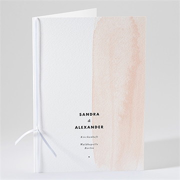 Kirchenheft Hochzeit nuance