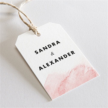 Geschenkanhänger Hochzeit Nuance