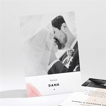 Dankeskarte Hochzeit Nuance