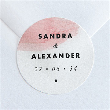 Aufkleber Hochzeit Nuance