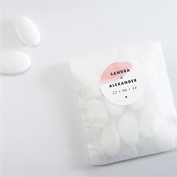 Aufkleber Hochzeit Nuance - Vue 4