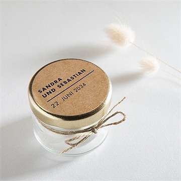 Aufkleber Hochzeit fotoautomat kraft - Vue 2