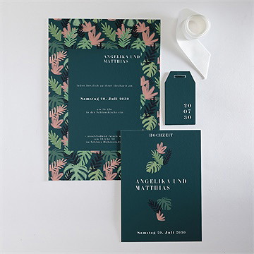 Hochzeitseinladung natur design - vue 4