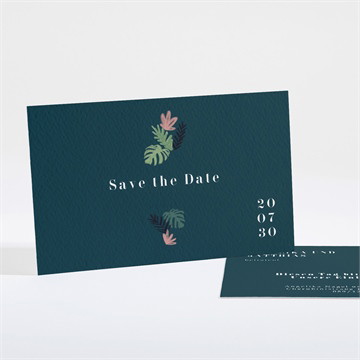 Save the Date Karte Natur design - silber