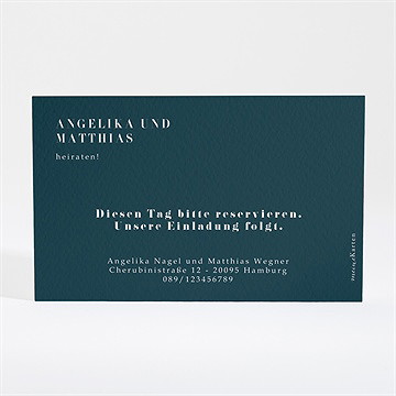 Save the Date Karte natur design - Vue 2